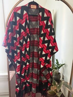 Levi’s Made & Crafted Red & Black Knit Duster
